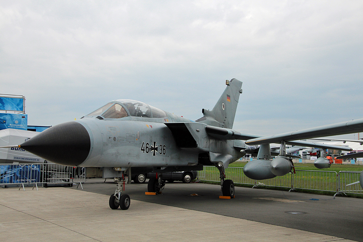 Germany Air Foorce, Tornada ECR, 46+23, ILA 2018, SXF/BER, 25.04.2018