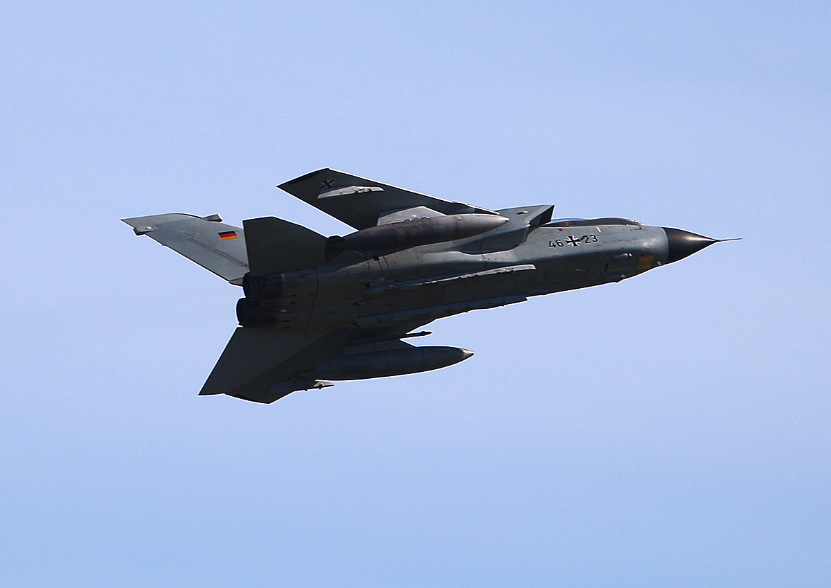 Germany Air Force , Tornado ECR, 46+23, ILA 2018, SXF/BER, 28.04.2018
