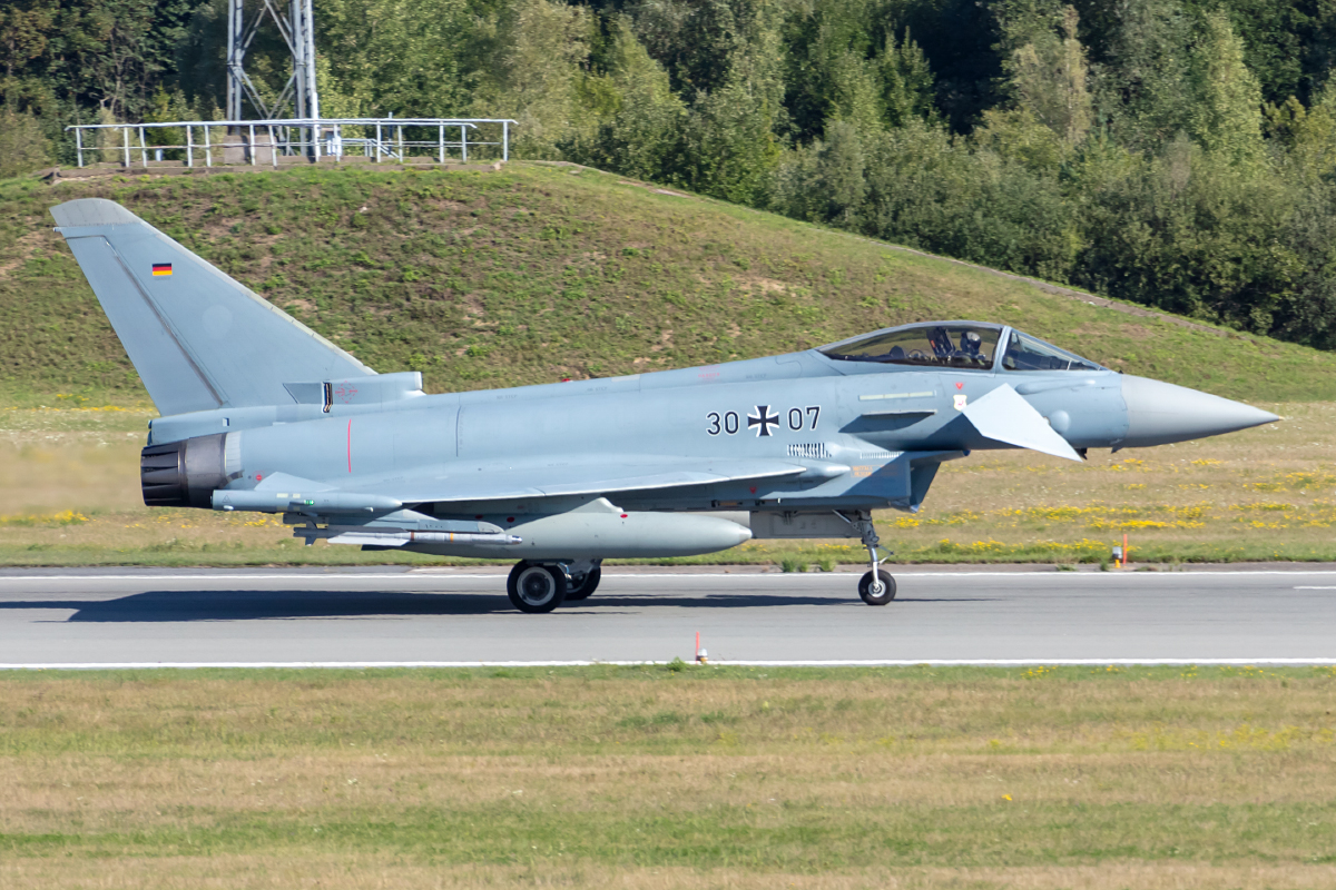 Germany Air Force, 30+07, Eurofighter, EF-2000 Typhoon, 01.09.2022, RLG, Rostock-Laage, Germany
