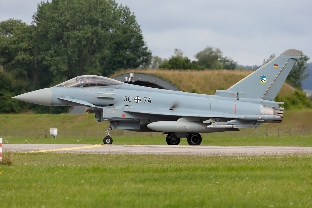 Germany Air Force, 30+74, Eurofighter, EF-2000 Typhoon, 04.08.2021, ETSN, Neuburg, Germany