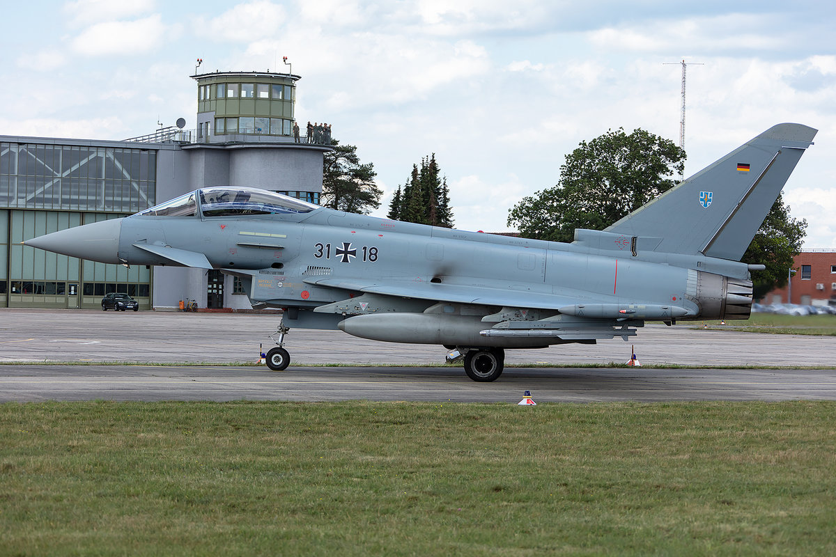 Germany Air Force, 31+18, Eurofighter, EF-2000 Typhoon, 13.06.2019, ETHS, Faßberg, Germany


