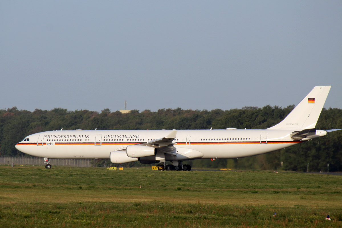 Germany Air Force, Airbus A 340-313X, 16+01, TXL, 19.09.2019