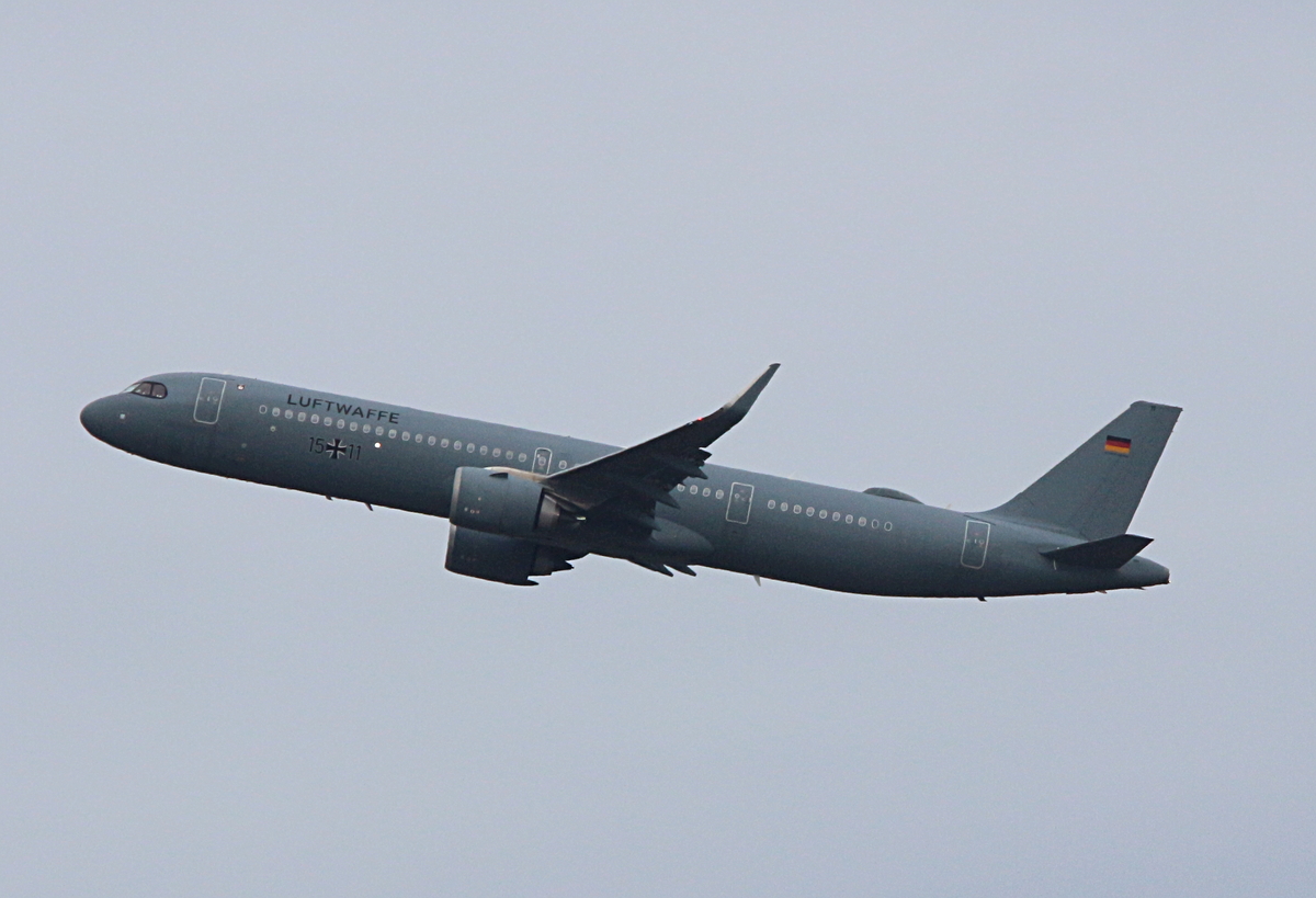 Germany Air Force, Airbus A 321-251NX, 15+11, BER, 19.12.2025
