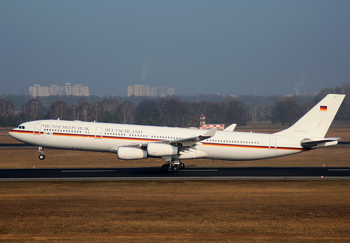 Germany Air Force, Airbus A 340-313X, 16+01, TXL, 08.03.2016