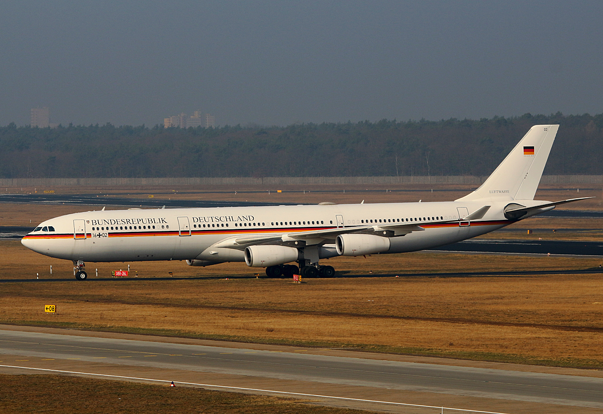 Germany Air Force, Airbus A 340-313X, 16+02, TXL, 08.03.2016