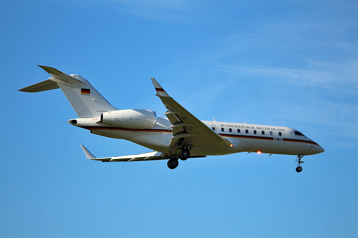 Germany Air Force, BD-700-1A11 Global 5000, 14+01, TXL, 25.05.2017