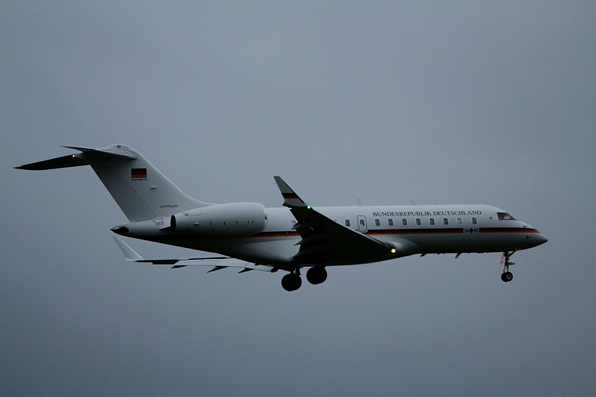 Germany Air Force, BD-700-1A11 Global 5000, 14+01, TXL, 23.10.2016