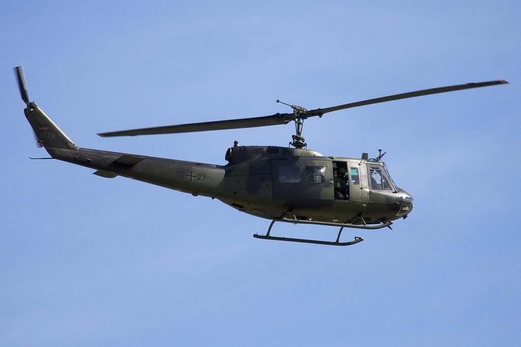 Germany - Army, 72+27, Dornier-Bell, UH-1D Iroquois, 02.06.2015, STR, Stuttgart, Germany 




