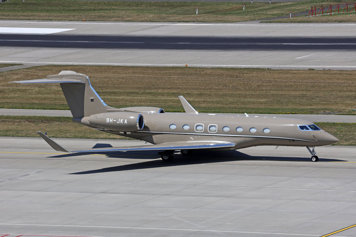Gestair Malta, 9H-JKA, Gulfstream G650, msn: 6356, 19.Juni 2026, ZRH Z�rich, Switzerland.