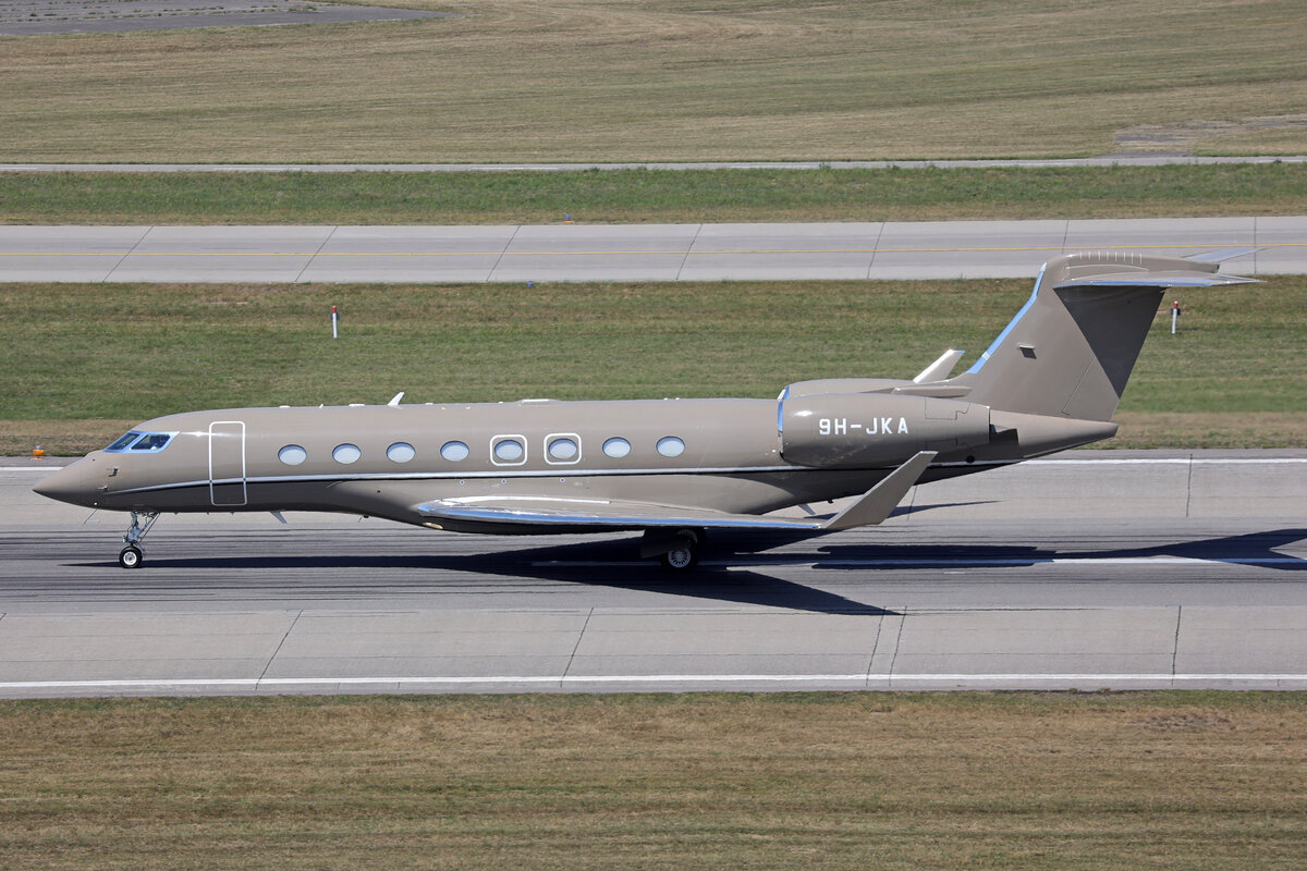 Gestair Malta, 9H-JKA, Gulfstream G650, msn: 6356, 19.Juni 2026, ZRH Z�rich, Switzerland.