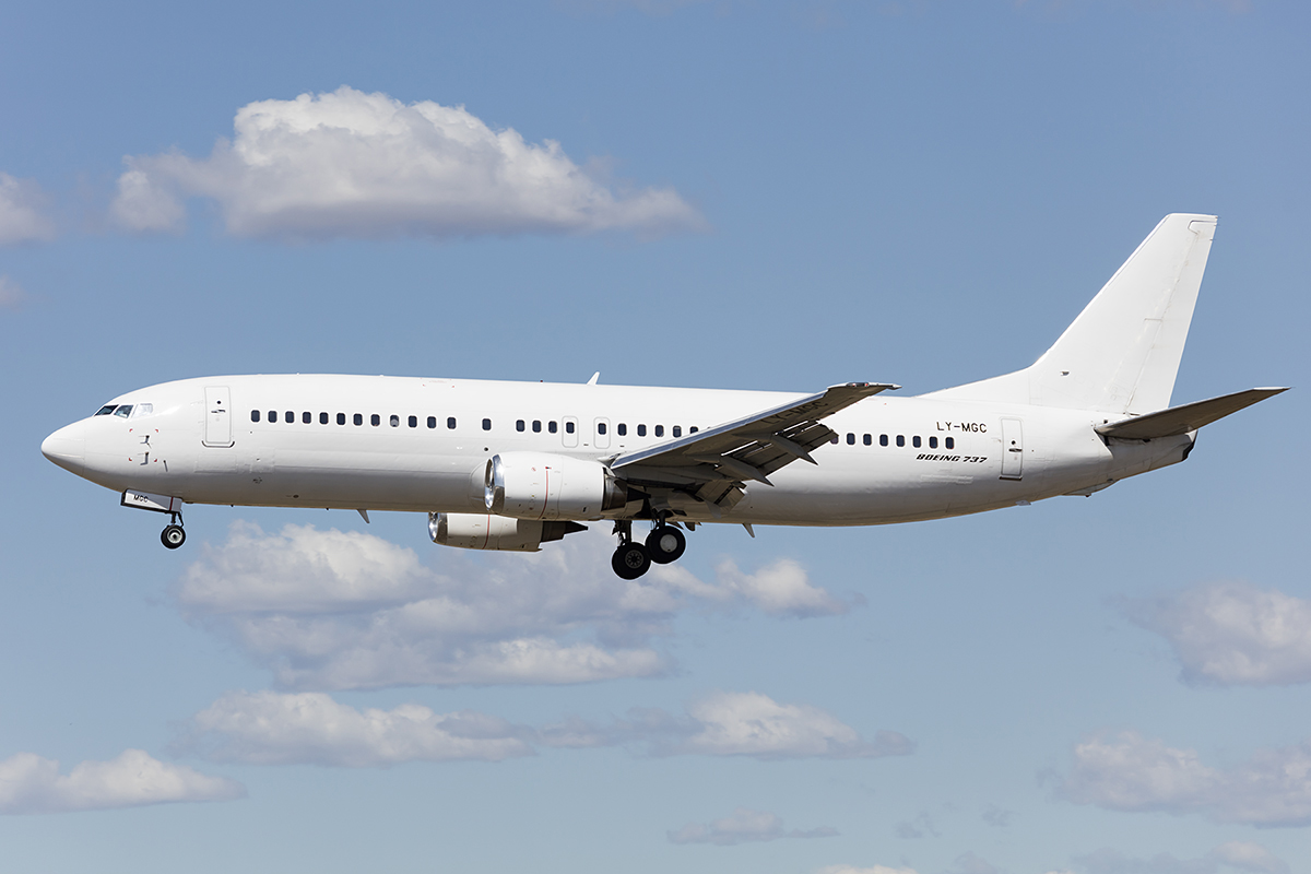 GetJet Airlines, LY-MGC, Boeing, B737-4Y0, 10.09.2017, BCN, Barcelona, Spain 



