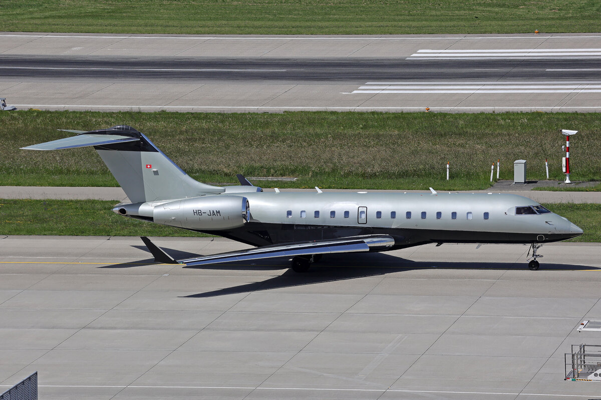 Global Jet, HB-JAM, Bombardier Global 5500, msn:60027, 25.Mai 2026, ZRH Z�rich, Switzerland.