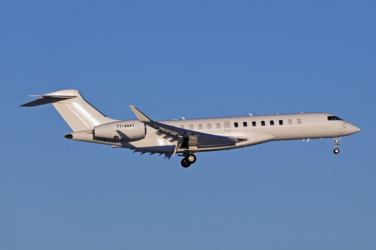 Global Jet IOM, T7-AAA7, Bombardier Global 7500, msn: 70122, 04.Januar 2026, ZRH Zürich, Switzerland.