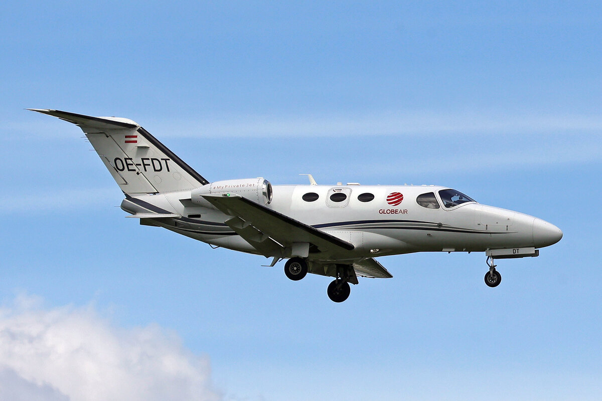 GlobeAir, OE-FDT, Cessna 510 Citation Mustang, msn: 510-0156, 17.Mai 2026, ZRH Z�rich, Switzerland.
