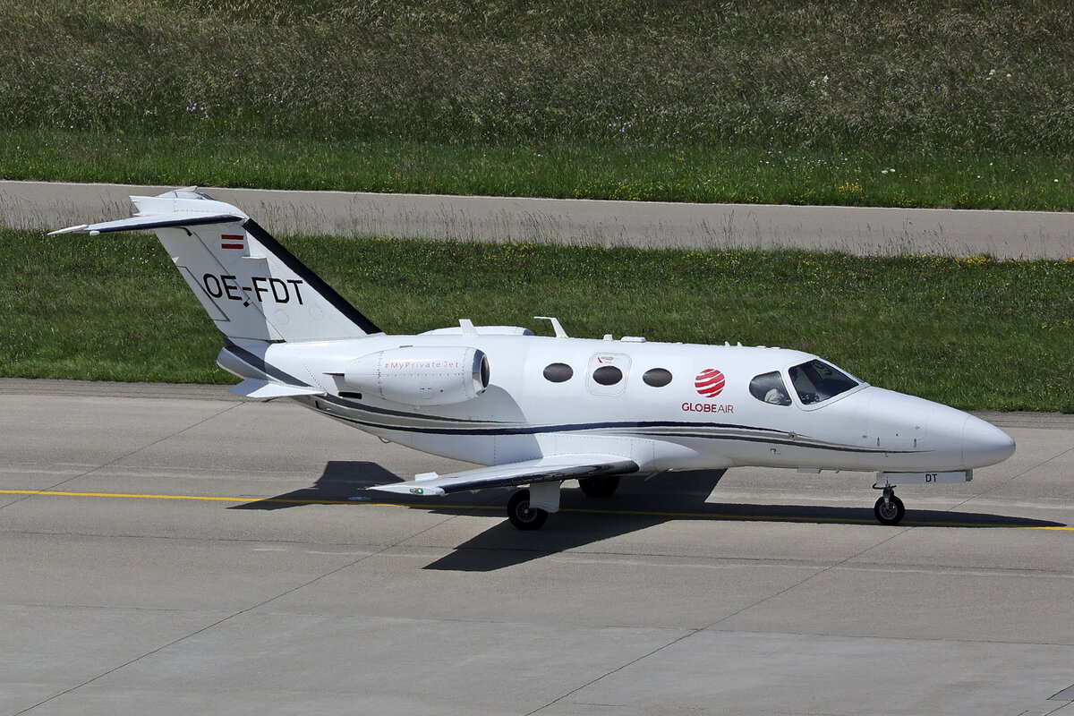 GlobeAir, OE-FDT, Cessna 510 Citation Mustang, msn: 510-0156, 25.Mai 2026, ZRH Z�rich, Switzerland.
