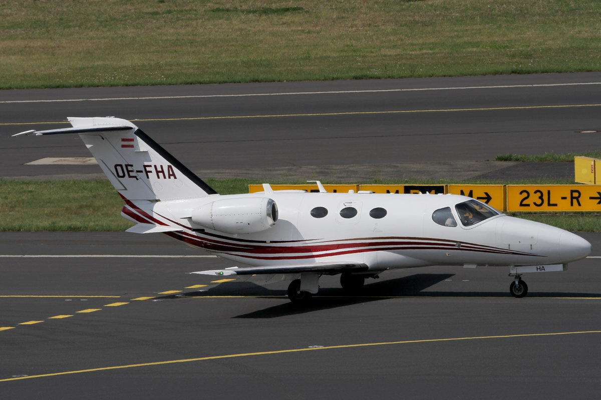 GlobeAir, OH-FHA, Cessna, 510 ~ Citation Mustang, DUS-EDDL, Düsseldorf, 21.08.2019, Germany 