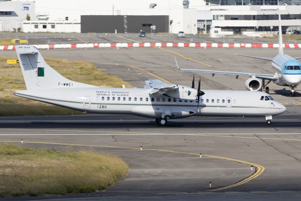 Government of Algeria, F-WWEI > 7T-VPF, ATR, 72-212A, 29.09.2015, TLS, Toulouse, France 





