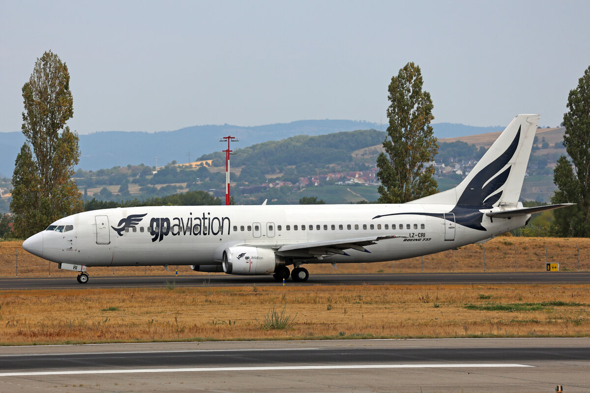 GP Aviation, LZ-CRI, Boeing B737-446, msn: 28832/2953, 15.August 2026, BSL Basel - M�lhausen, Switzerland.