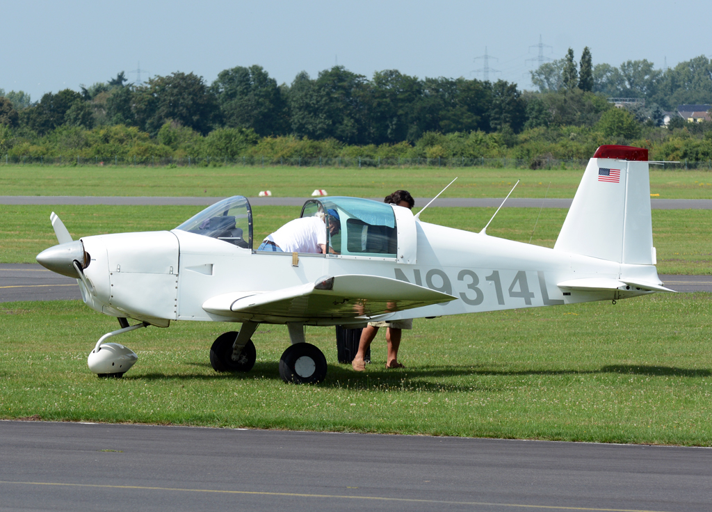 Grumman American AA-1A, N9314L in Bonn-Hangelar - 03.06.2014