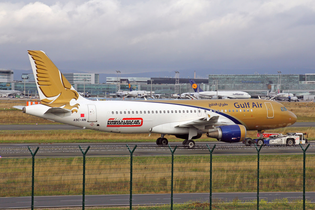 Gulf Air, A9C-AN, Airbus A320-214, msn: 4865, msn: 4865, 28,September 2019, FRA Frankfurt, Germany.