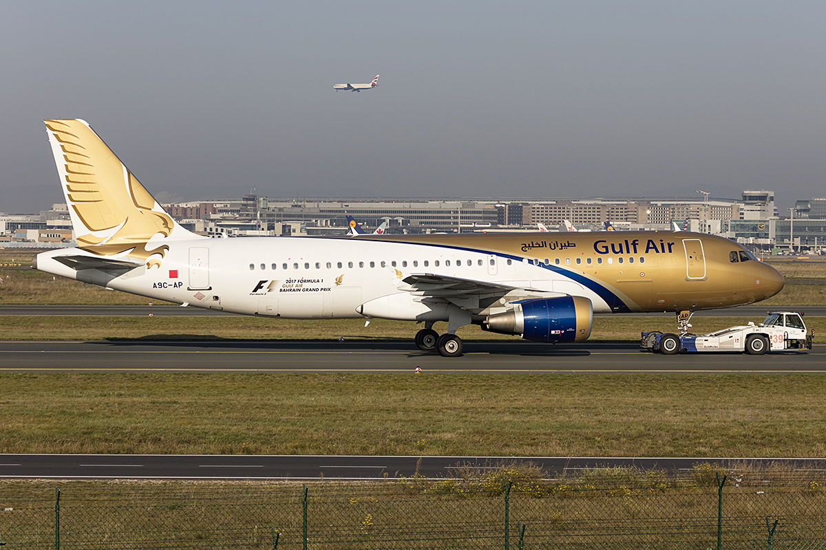 Gulf Air, A9C-AP, Airbus, A320-214, 17.10.2017, FRA, Frankfurt, Germany 





