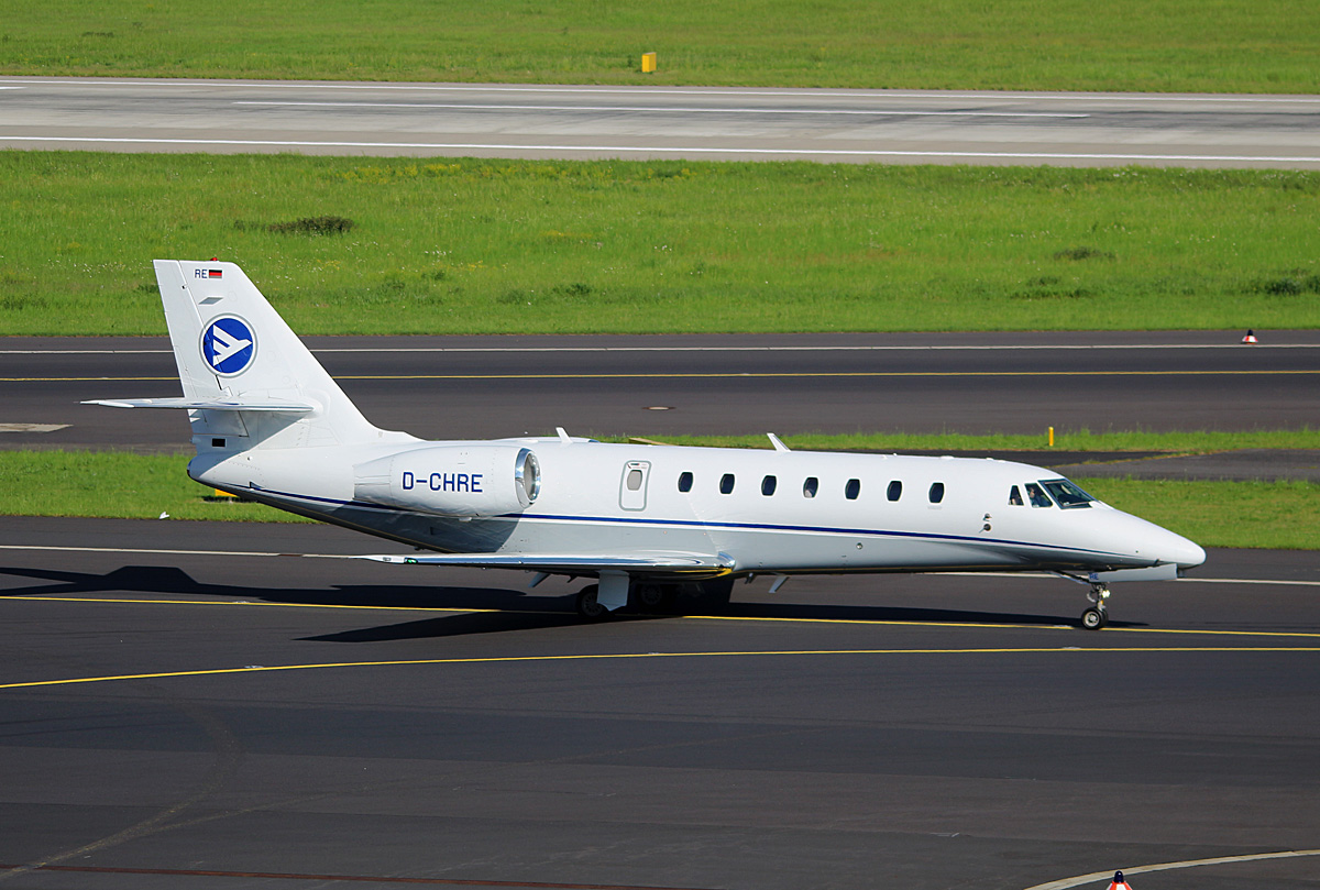 Hahn Air  Cessna 680 Citation Sovereign, D-CHRE, DUS, 17.05.2017