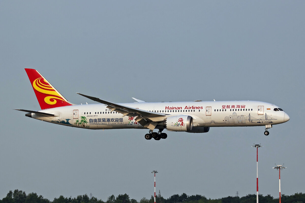 Hainan Airlines, B-1540, Boeing B787-9, msn: 62715/473,  Hainan Free Trade Port 海南自由贸易港 , 10.Juli 2026, MXP Milano Malpensa, Italy.