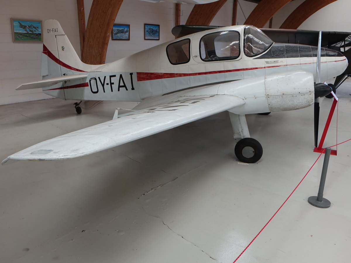 Harald Tyregod Typ HT-1, Hollsmidt 222, Baujahr 1964, Kennung OY-FAI, Dänisches Luftfahrtmuseum Stavning (26.07.2019)