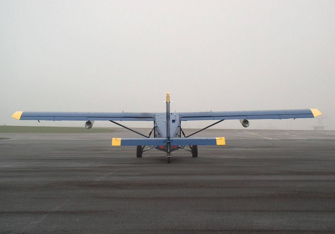 HB-FMP, Pilatus PC-6 Porter von Swissboogie in Luxembourg