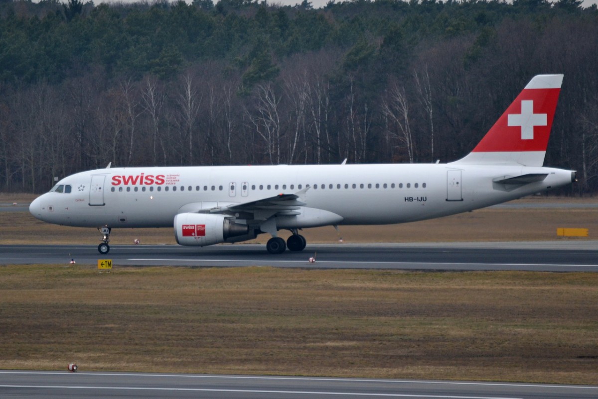 HB-IJU Swiss Airbus A320-214     18.02.2014   Berlin-Tegel