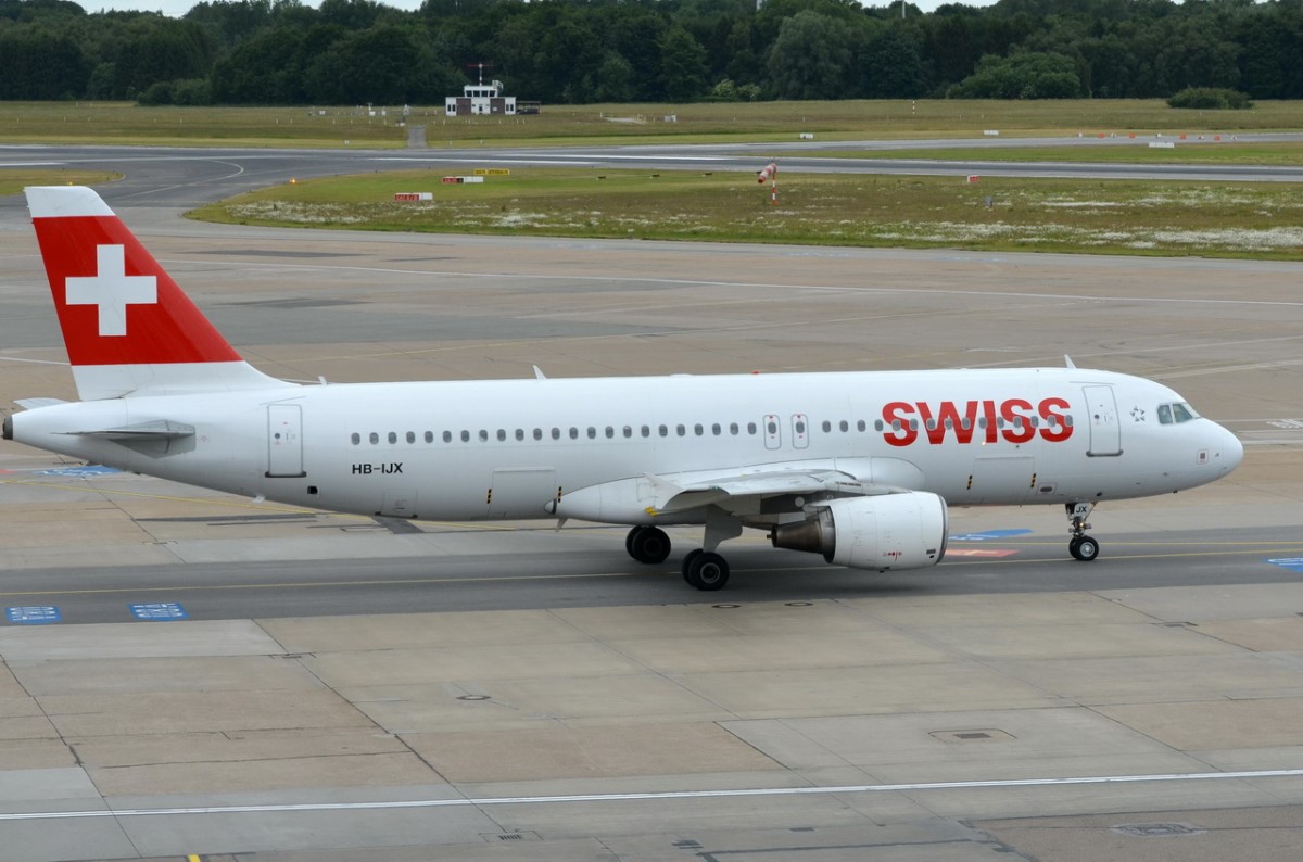 HB-IJX Swiss Airbus A320-214   zum Start am 15.06.2015 in Hamburg
