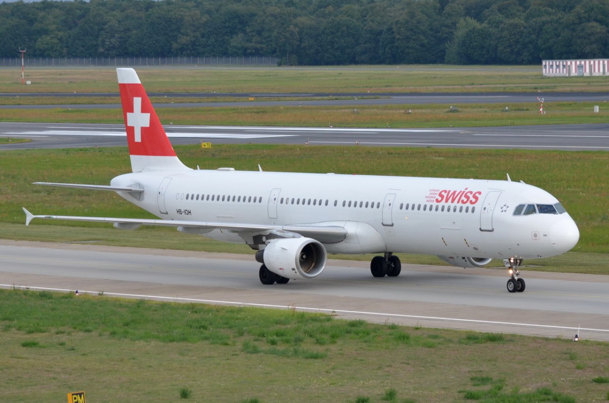 HB-IOH Swiss Airbus A321-111    gelandet in Tegel am 21.08.2014