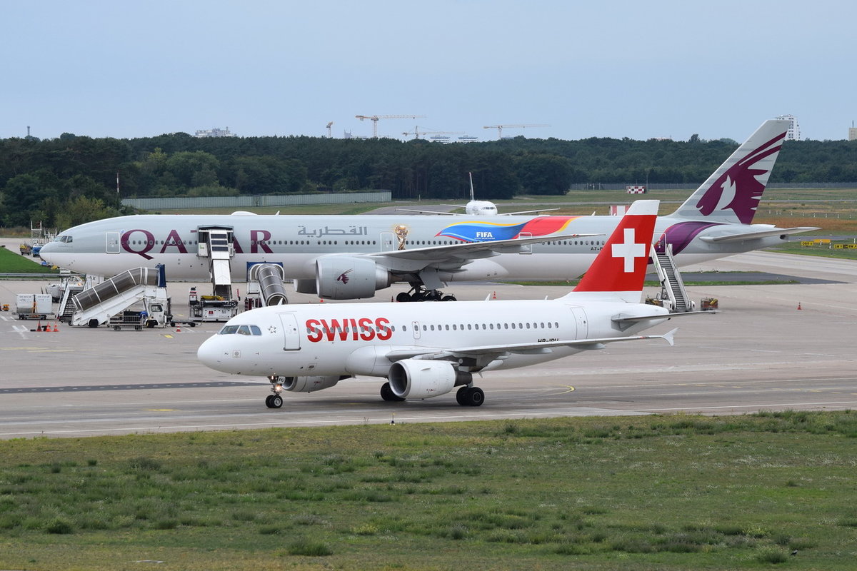 HB-IPU Swiss Airbus A319-112 , 15.08.2019 , TXL