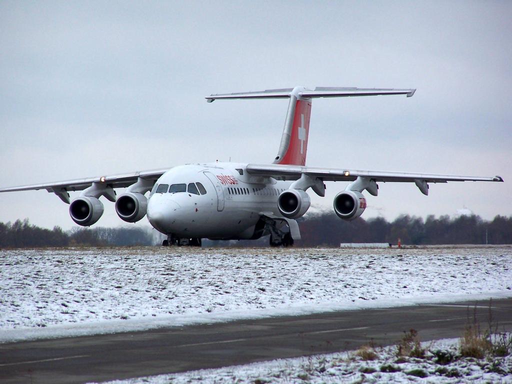 HB-IXH, Avro RJ 85 von Swiss in Luxembourg (Aufnahmedatum nicht bekannt)