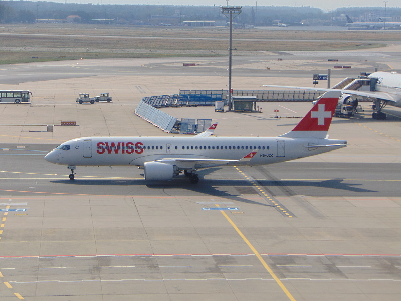 HB-JCC / Bombardier CSeries CS300 (BD-500-1A11)/Airbus A220-300 / Swiss / 25.08.2019 / Frankfurt International Airport (FRA/EDDF)
