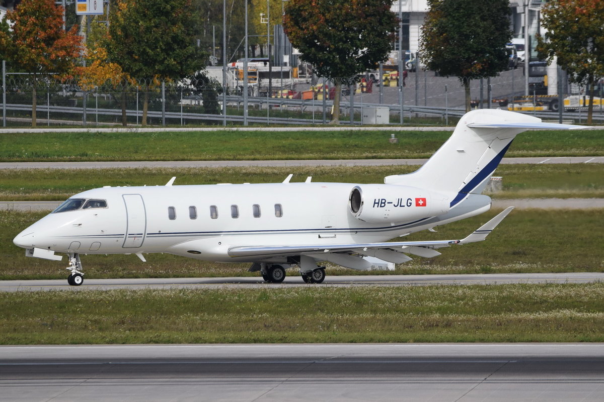 HB-JLG TAG Aviation Bombardier Challenger 350  , MUC , 04.10.2017