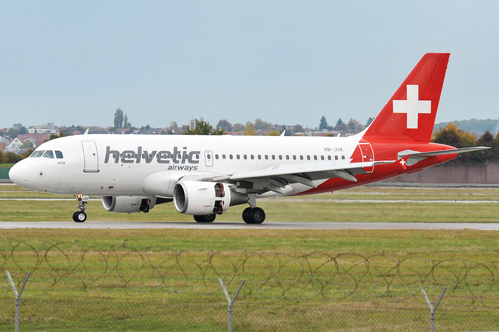 HB-JVK Airbus A319-112 24.10.2016