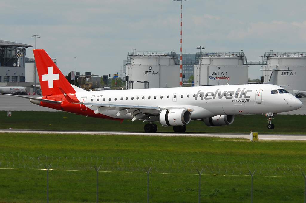HB-JVU Embraer 190-100LR 14.05.2019