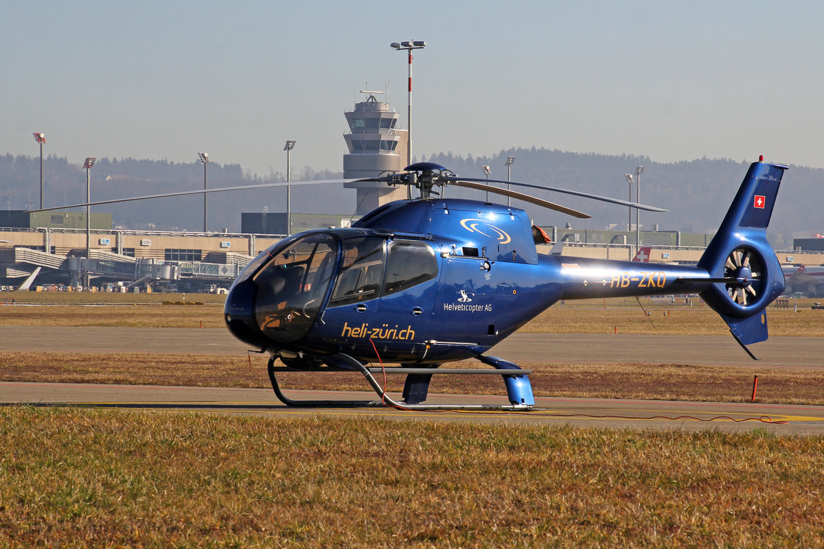 Heli Züri, HB-ZKQ, Eurocopter EC-120B, msn: 1316, 27.Februar 2019, ZRH Zürich, Switzerland.