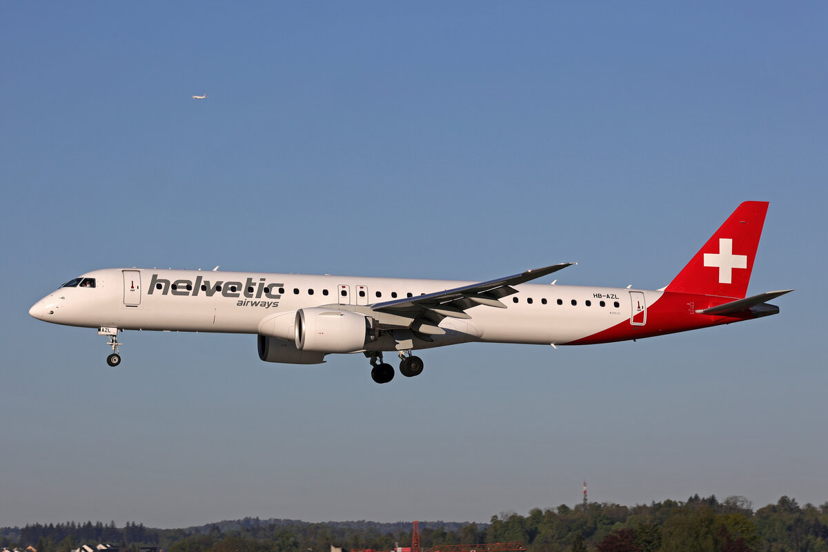 Helvetic Airways, HB-AZL, Embraer E195-E2, msn: 19020059, 23.April 2026, ZRH Z�rich, Switzerland.