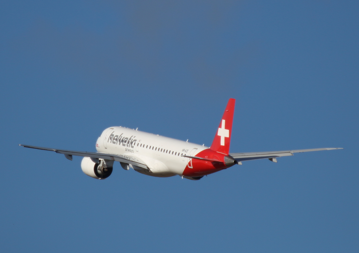 Helvetic, ERJ 190-E2, HB-AZE, BER, 01.03.2026