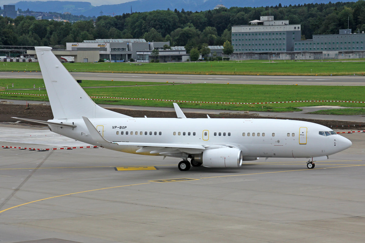 Hong Kong Airlines, VP-BOP, Boeing 737-73W (BBJ1), 05.August 2016, ZRH Zürich, Switzerland.