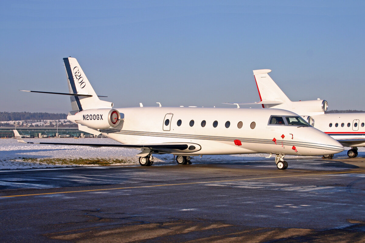 Hong Kong Aviation Inc., N200GX, Gulfstream G200, msn: 133, 26.Januar 2007, ZRH Zürich, Switzerland.