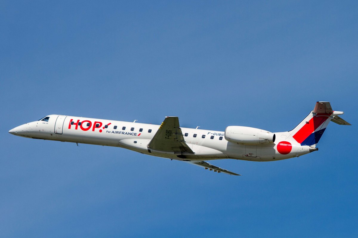 HOP! (A5-HOP), F-GUBG, Embraer, ERJ-145, 17.05.2017, DUS-EDDL, Düsseldorf, Germany