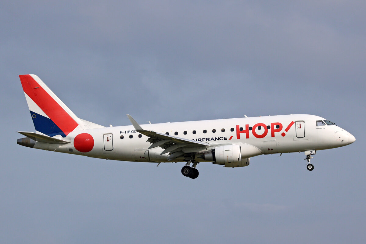 HOP!, F-HBXE, Embraer ERJ-170LR, msn: 17000286, 18.Mai 2023, AMS Amsterdam, Netherlands.