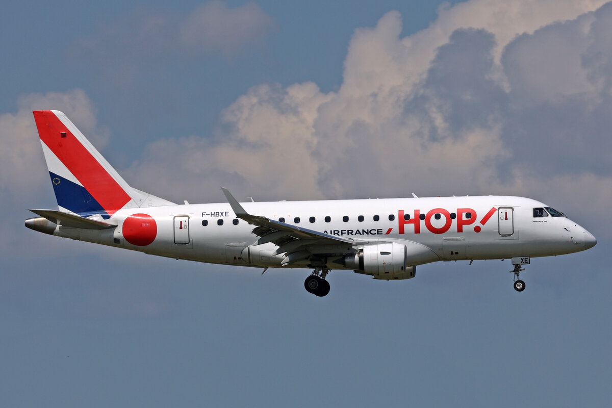 HOP!, F-HBXE, Embraer ERJ-170LR, msn: 17000286, 20.Mai 2023, AMS Amsterdam, Netherlands.