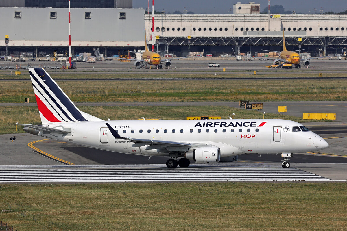 HOP!, F-HBXG, Embraer ERJ-170LR, msn: 170000301, 28.Juni 2026, MXP Milano Malpensa, Italy.