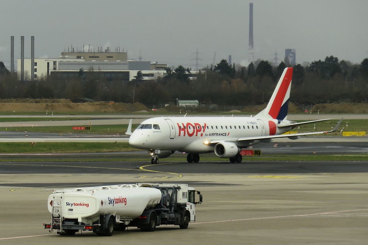 HOP! F-HBXG - Embraer ERJ-170STD - in Düsseldorf, 1.2.2018