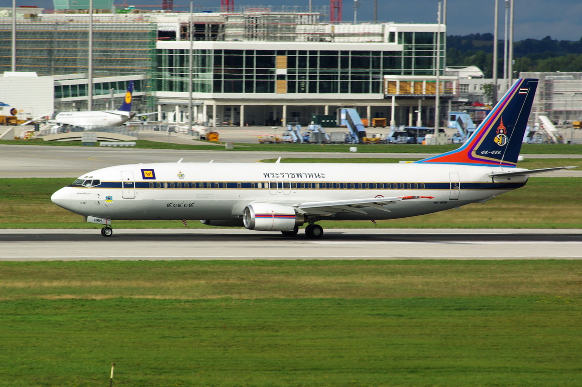 HS-HRH thailndische Regierung Boeing 737-448       15.09.2013

Flughafen Mnchen