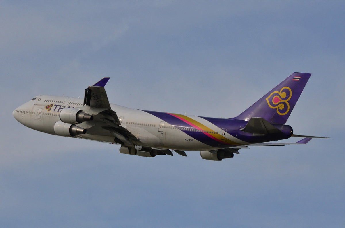 HS-TGF Thai Airways International Boeing 747-4D7   , MUC , 04.10.2017